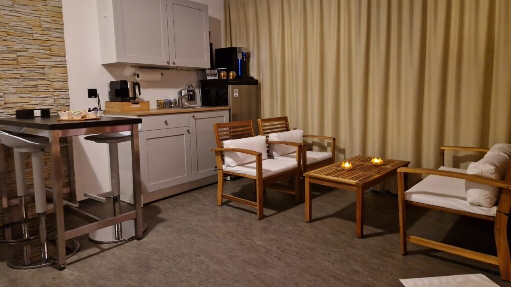Teeküche und Lounge